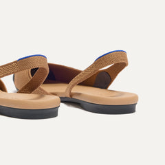 The Almond Slingback - Tawny Captoe